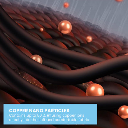 Fast Recovery Copper Infused Long Compression Gloves. Designed For Climbers.